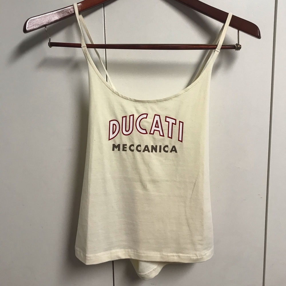 Ducati meccanica sleeveless blouse XL